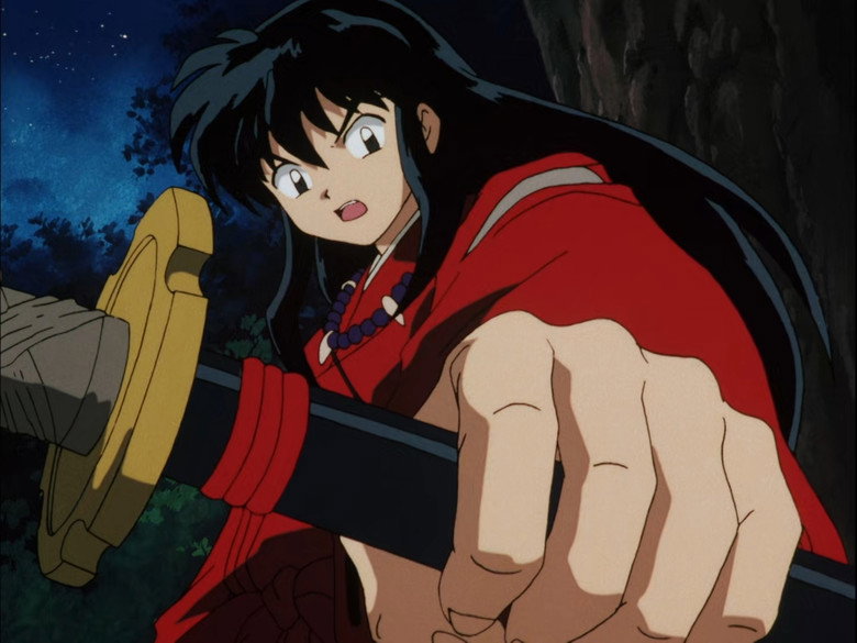 InuYasha - S01E13 - O Segredo do Primeiro Dia, Inuyasha de Cabelos Pretos